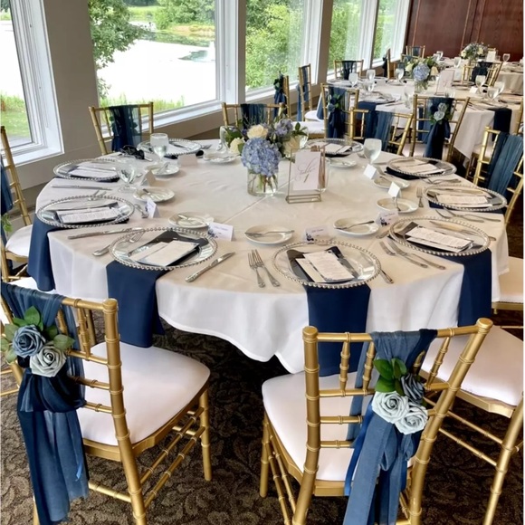 Wedding Chiffon Chair Sashes,  Aisle Decorations - Picture 4 of 4